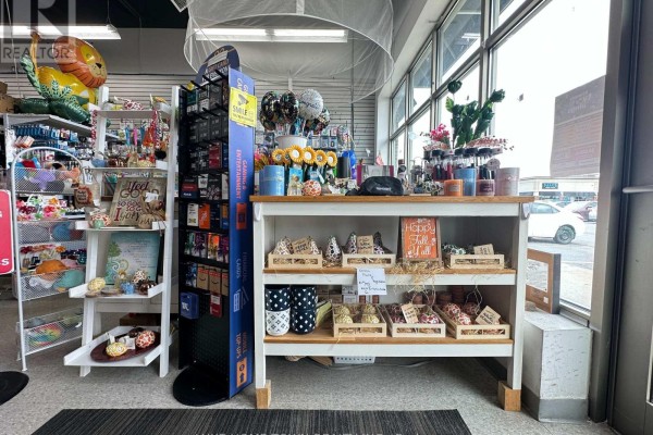 Retail store interior with gift cards display, Easter themed items, and a glass door. - B2 - 2537 Hamilton Regional Road 56, Hamilton