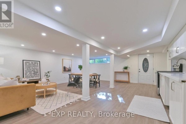 Spacious basement living area with natural light and modern furnishings - Basement - 421 Browndale Crescent, Richmond Hill