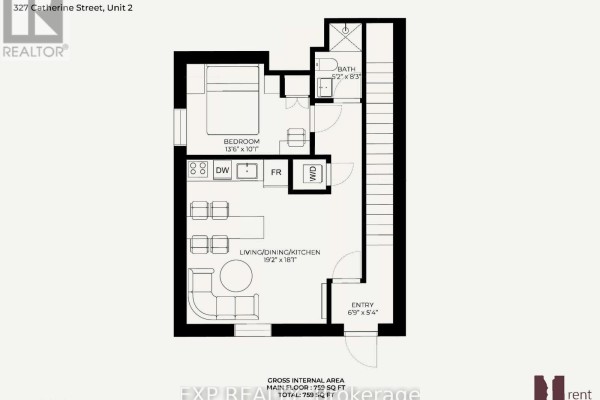 C - 327 Catherine Street, Ottawa, ON K1R5T4 Photo 4