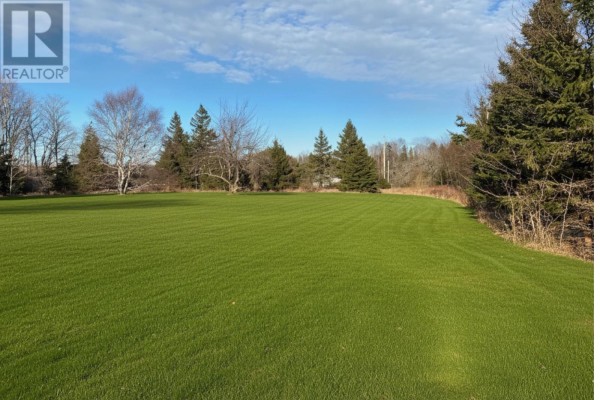 Expansive mowed green lawn with scattered mature trees and surrounding evergreen forest under a partly cloudy sky. - Lot 1 & 2 Mount Tryon Road, Mount Tryon