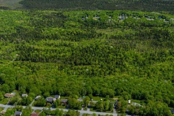 Vast green landscape with a river in the distance and residential areas nearby. - Lot 112 Moonlight Drive, Mount Uniacke