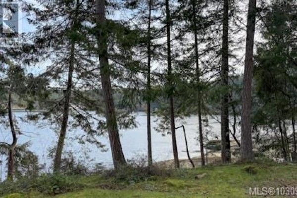 Waterfront property with tall evergreen trees and natural vegetation. - Lot 13 Easthom Rd, Gabriola Island