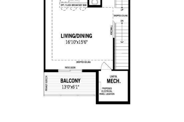 Living room - Lot 1502 (half Moon Bay), Ottawa, ON K2J7K6 Photo 3