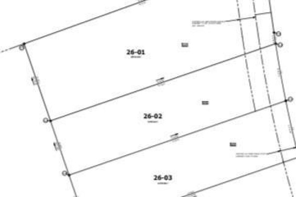 Aerial view of a rural landscape with roads, scattered houses, and wooded areas. - Lot 26-03 Dover Road, Dieppe