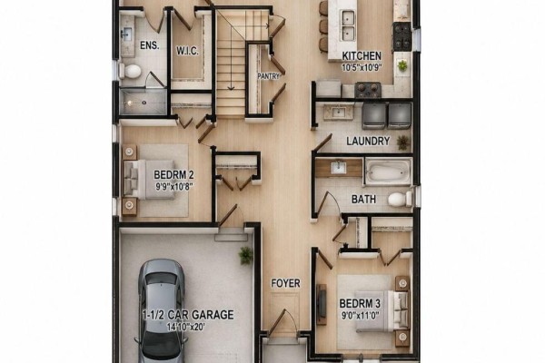 Dining room - Lot #28 - 93 Dearing Drive, South Huron, ON N0M1T0 Photo 2