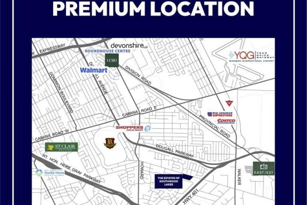 Map showing the location of Lot 31 Street 'a', Windsor, with nearby amenities and highways. - Lot 31 Street 'a', Windsor