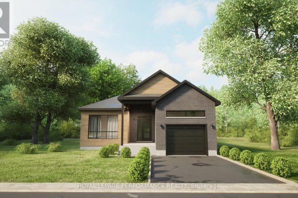 Exterior view of a modern house with wood and brick facade, garage, and driveway. - Lot 6 Juniper Street, The Nation