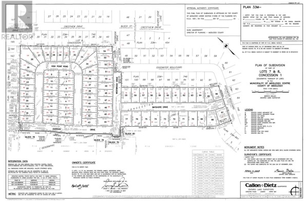 Map showing the location of Edgewater Estates in Middlesex Centre, Ontario, near the Thames River. - Lot #65 - 6 Bayshore Drive, Middlesex Centre