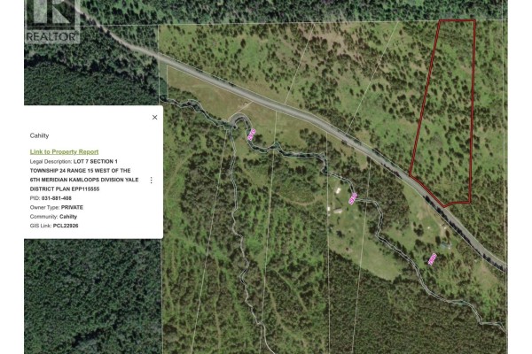 Lot 7 Fadear Creek Road, Kamloops, BC V0E2E0 Photo 2