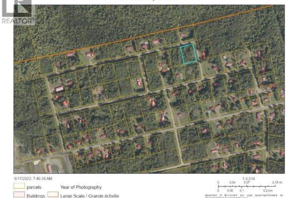 Aerial overview of a wooded subdivision showing property lines and scattered homes. - Lot 89-6 Beatty Drive, Lower Woodstock