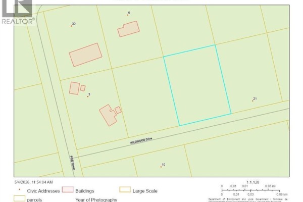 Diagram of Lot 97-2 Wildwood Drive, highlighting the property boundaries and indicating nearby street names and parcel numbers. - Lot 97-2 Wildwood Drive, Lower Woodstock
