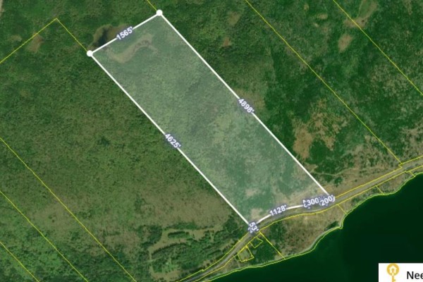 Map showing the dimensions and layout of the land parcel. - Marble Mountain Road, Lime Hill