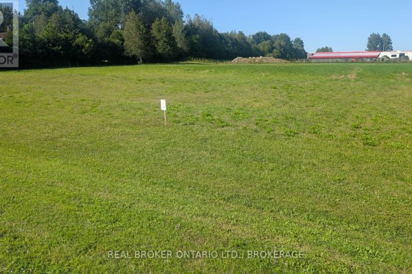 Open green field with scattered patches of taller grass and trees in the distance. - N/a Florence Street, North Glengarry