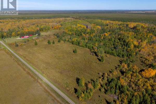 Small rustic log cabin with a red metal roof and a red door, set amongst green foliage. - Pcl23545 Sec 16 Lauzon Road, Rainy River Remote Area