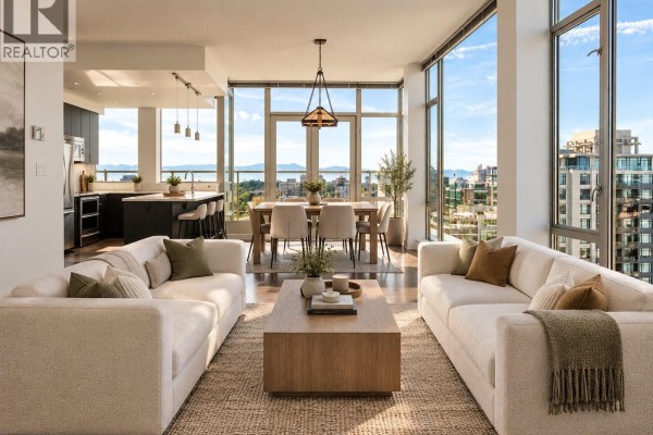 Balcony - Ph 1501 760 Johnson St, Victoria, BC V8W1N1 Photo 3