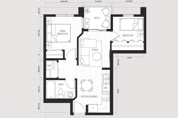 Plan B2.1 20725 Eastleigh Crescent, Langley, BC V3A0S9 Photo 2