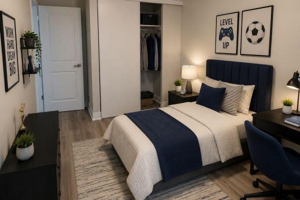 Bedroom 2 - Th8 - 75 Eastdale Avenue, Toronto, ON M4C5N3 Photo 5