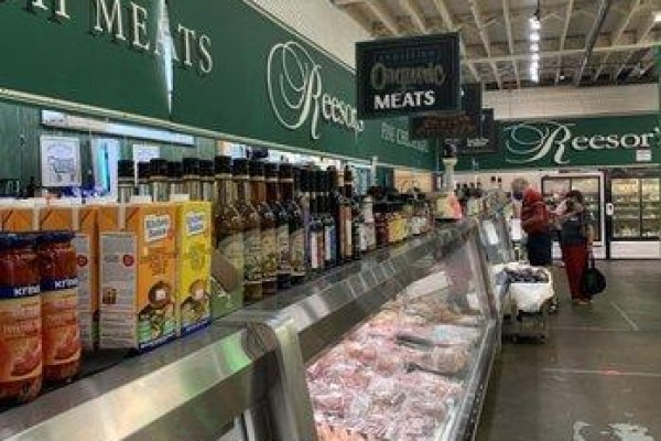 Interior display of meats and beverages in refrigerated section - Unit A - 7509 Yonge Street, Markham