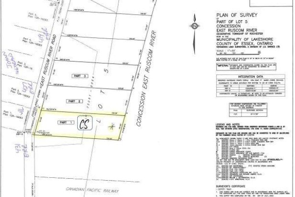 V/l East Ruscom River Unit# Southern, Lakeshore, ON, photo 2
